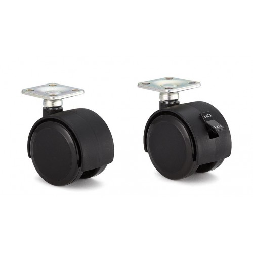Twin Wheel Caster (Plate Type)